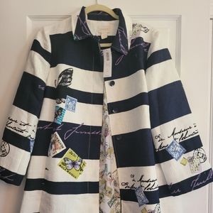 CHICOS POSTCARD JACKET size 1